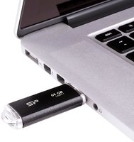 Флешка (USB Flash) Silicon Power Blaze B02 64Gb (SP064GBUF3B02V1K) купить по лучшей цене