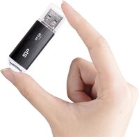 Флешка (USB Flash) Silicon Power Blaze B02 64Gb (SP064GBUF3B02V1K) купить по лучшей цене