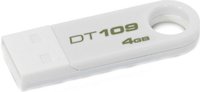Флешка (USB Flash) Kingston DataTraveler 109 4Gb White (DT109W/4GB) купить по лучшей цене