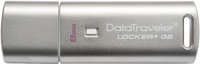 Флешка (USB Flash) Kingston DataTraveler Locker+ G2 8Gb (DTLPG2/8GB) купить по лучшей цене