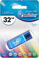 Флешка (USB Flash) SmartBuy Glossy 32Gb купить по лучшей цене