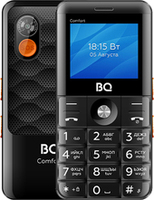 Мобильный телефон BQ-Mobile BQ-2006 Comfort черный купить по лучшей цене