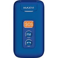 Мобильный телефон Maxvi E5 синий купить по лучшей цене