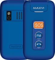 Мобильный телефон Maxvi E5 синий купить по лучшей цене
