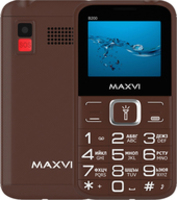 Мобильный телефон Maxvi B200 коричневый купить по лучшей цене
