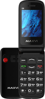 Мобильный телефон Maxvi E8 черный купить по лучшей цене