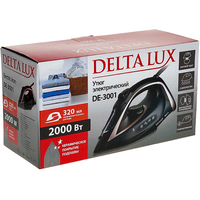 Утюг Delta LUX DE-3001(черный/бронзовый) купить по лучшей цене