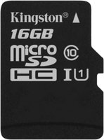 Карта памяти Kingston microSDHC 16Gb Class 10 UHS-I U1 (SDC10G2/16GBSP) купить по лучшей цене