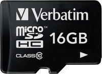 Карта памяти Verbatim microSDHC 16Gb Class 10 купить по лучшей цене