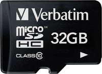 Карта памяти Verbatim microSDHC 32Gb Class 10 купить по лучшей цене