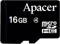 Карта памяти Apacer microSDHC 16Gb Class 4 (AP16GMCSH4-RA) купить по лучшей цене