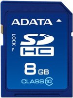 Карта памяти A-Data SDHC 8Gb Class 10 купить по лучшей цене