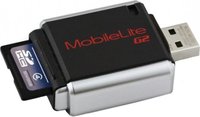 Карта памяти Kingston SDHC MobileLiteG2 4Gb Class 4 + USB adapter купить по лучшей цене