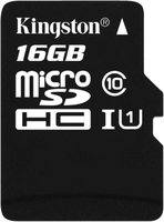 Карта памяти Kingston microSDHC 16Gb Class 10 UHS-I U1 (SDC10/16GBSP) купить по лучшей цене