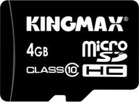 Карта памяти Kingmax microSDHC 4Gb Class 10 купить по лучшей цене