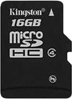 Карта памяти Kingston microSDHC 16Gb Class 4 (SDC4/16GBSP) купить по лучшей цене
