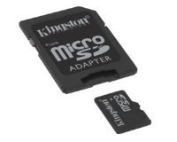 Карта памяти Kingston microSDHC 16Gb Class 4 + SD adapter (SDC4/16GB) купить по лучшей цене