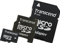 Карта памяти Transcend microSDHC 16Gb Class 6 + SD, miniSD adapters купить по лучшей цене