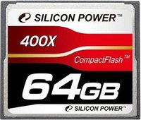 Карта памяти Silicon Power CF 64Gb 400x купить по лучшей цене