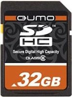 Карта памяти Qumo SDHC 32Gb Class 6 купить по лучшей цене