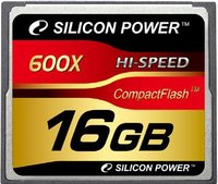 Карта памяти Silicon Power CF 16Gb 600x купить по лучшей цене