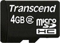 Карта памяти Transcend microSDHC 4Gb Class 2 (TS4GUSDC2) купить по лучшей цене