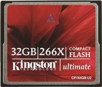 Карта памяти Kingston CF 32Gb Ultimate 266x купить по лучшей цене
