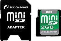 Карта памяти Silicon Power miniSD 2Gb 80x + SD adapter (SP002GBSDM080V10) купить по лучшей цене