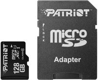 Карта памяти Patriot microSDXC 128Gb Class 10 + SD adapter (PSF128GMCSDXC10) купить по лучшей цене