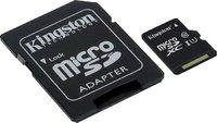 Карта памяти Kingston microSDXC 16Gb Class 10 UHS-I U1 + SD adapter (SDCS/16GB) купить по лучшей цене