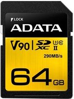 Карта памяти A-Data SDXC 64Gb Class 10 (ASDX64GUII3CL10-C) купить по лучшей цене