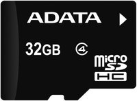 Карта памяти A-Data microSDHC 32Gb Class 4 (AUSDH32GCL4-R) купить по лучшей цене