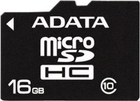 Карта памяти A-Data microSDHC 16Gb Class 10 (AUSDH16GCL10-R) купить по лучшей цене
