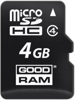Карта памяти Goodram microSDHC 4Gb Class 4 купить по лучшей цене