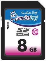 Карта памяти SmartBuy SDHC 8Gb Class 10 купить по лучшей цене