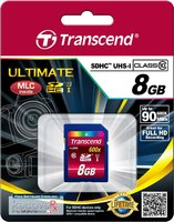 Карта памяти Transcend SDHC 8Gb Class 10 UHS-I 600x Ultimate (TS8GSDHC10U1) купить по лучшей цене