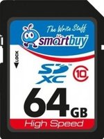 Карта памяти SmartBuy SDXC 64Gb Class 10 купить по лучшей цене