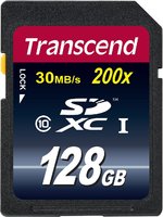 Карта памяти Transcend SDXC 128Gb Class 10 UHS-I 200x Premium (TS128GSDXC10) купить по лучшей цене
