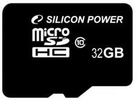 Карта памяти Silicon Power microSDHC 32Gb Class 10 UHS-I U1 (SP032GBSTH010V10) купить по лучшей цене