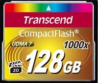 Карта памяти Transcend CF 128Gb 1000x (TS128GCF1000) купить по лучшей цене
