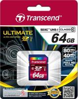 Карта памяти Transcend SDXC 64Gb Class 10 UHS-I 600x Ultimate (TS64GSDXC10U1) купить по лучшей цене