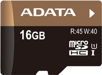 Карта памяти A-Data microSDHC 16Gb UHS-I U1 (AUSDH16GUI1-R) купить по лучшей цене