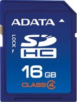 Карта памяти A-Data SDHC 16Gb Class 4 (ASDH16GCL4-R) купить по лучшей цене