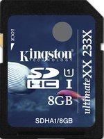 Карта памяти Kingston SDHC 8Gb Class 10 UHS-I Ultimate (SDHA1/8GB) купить по лучшей цене