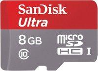 Карта памяти Sandisk microSDHC 8Gb Class 10 UHS-I Ultra (SDSDQUA-008G-U46) купить по лучшей цене