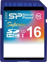 Карта памяти Silicon Power SDHC 16Gb Class 10 UHS-I U1 Superior (SP016GBSDHCU1V10) купить по лучшей цене