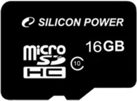 Карта памяти Silicon Power microSDHC 16Gb Class 10 UHS-I U1 (SP016GBSTH010V10) купить по лучшей цене