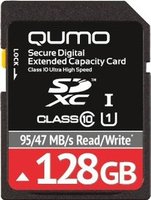 Карта памяти Qumo SDXC 128Gb Class 10 UHS-I U1 (QM128GSDXC10U1) купить по лучшей цене