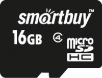 Карта памяти SmartBuy microSDHC 16Gb Class 4 (SB16GBSDCL4-00) купить по лучшей цене