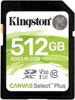 Карта памяти Kingston Canvas Select Plus SDXC 512GB купить по лучшей цене